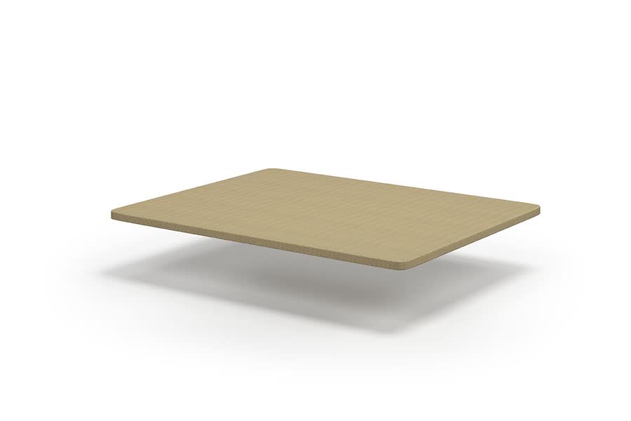 Detalle de somier de listones de madera